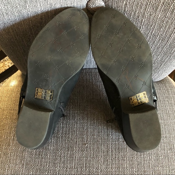 Jack Rogers Black Suede Reagan Bootie - Picture 9 of 10